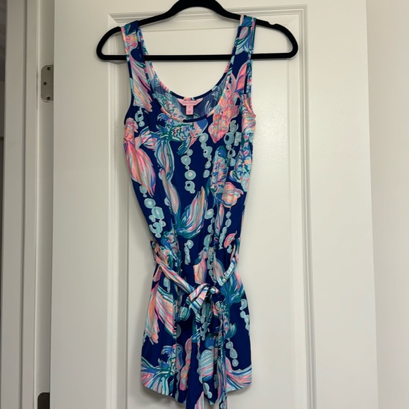 🌟 Like new Lilly Pulitzer romper 🌟 - Picture 1 of 5